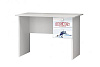 Стол письменный Смарти (Белый/Фотопечать Хоккей)