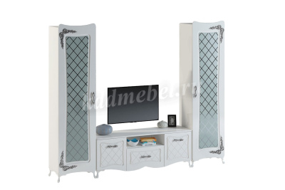 Полка Аделина (Белый глянец)