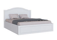 Кровать Апполия 1.6 (Белый/Белый дуб)