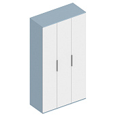 Шкаф 3ств. Бриз (Дасти грин/Белый лофт)