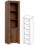 Пенал Квадро-25 (Дуб Делано темный)
