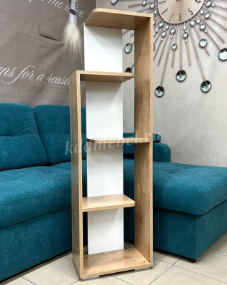 Стеллаж Бейсик-1 (Крафт/Белый)