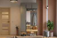 Прихожая баско К4 графит дуб крафт золотой Прихожая баско К4 графит дуб крафт золотой