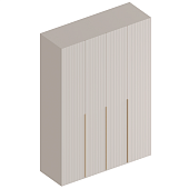 Шкаф Тефия 4ств. для одежды 1400*520*2200 (Тефия/Софт сантьяго)
