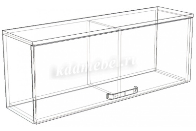Полка навесная Микс-0.9 (Дуб бунратти/Белый)
