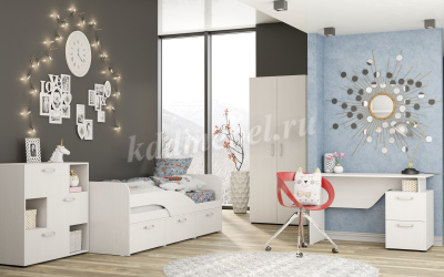 Стол письменный Ральф с ящиками (Анкор светлый)