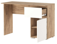 Стол письменный 1С1Я Крафт золотой - Белый откр мал