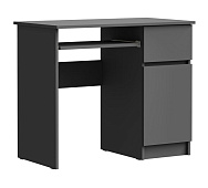 Стол письменный правый Лето МС-1 (Графит)