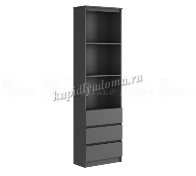 Стеллаж Аванта с ящиком (Графит)