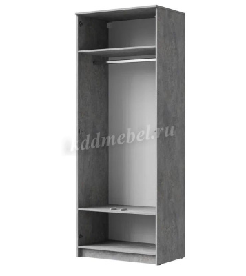 Шкаф распашной Лето-1 0.8 (Цемент светлый)