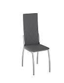 Стул Релакс (Хром/Экокожа Серая) 