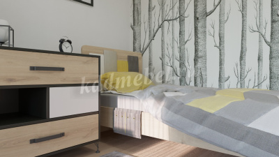 Комод Александрия (Антрацит/Дуб ирландский)