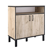 Тумба 2 двери Гермес Лофт Тм73 (Дуб крафт серый)