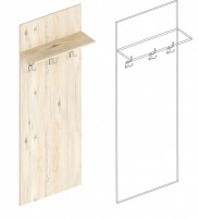 Милана панель под вешалки Милана панель под вешалки