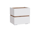 Тумба прикроватная Аркон (Белый/Дуб вотан)