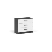 Комод 3ящ антрацит_белый_1