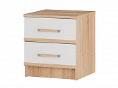 Тумба прикроватная Сакура 2 шт (Дуб сонома/Белый)