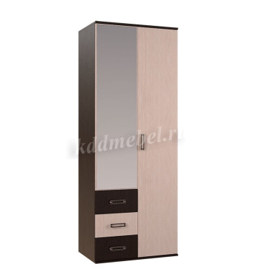 Шкаф 2-х ств. Афина (Венге/Дуб атланта)