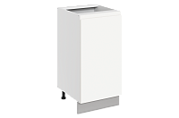 Шкаф рабочий Фьюжн 42.34 L400 правый (1 дв. гл.) (Белый эмаль)