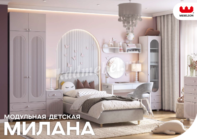 Комод Милана (Белое дерево/Сакура)