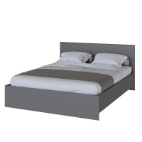 плейона кровать 1,6 графит серый