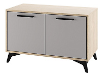 Тумба Ева 800 2С (Дуб экспресив песочный/Рейн)