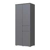 Шкаф Плейона спальня 2-х створчатый (Графит серый)
