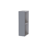 Шкаф торцевое завершение открытое ВТ72 кухня Осло (Белый/Карбон светлый)