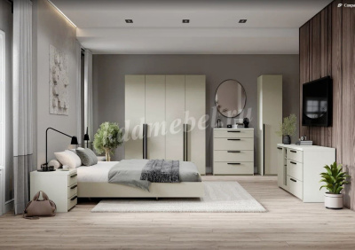 Комод Мята 1.2 (Белый/Шелковый камень)