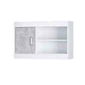 Полка Паскаль (Белый/Цемент светлый)