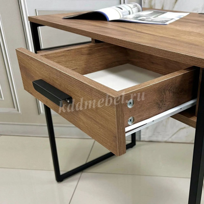 Стол письменный Стелла (Дуб крафт табачный/Черный)