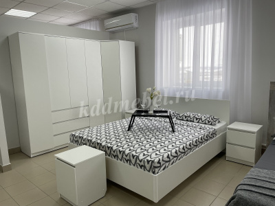 Тумба прикроватная Бьянко (Белый лофт)