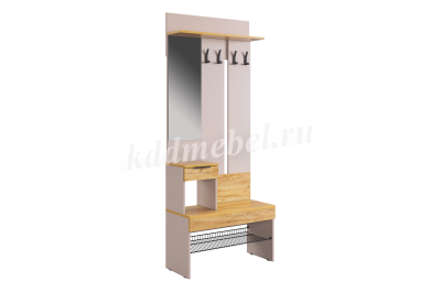 Прихожая К1 Баско (Кашемир/Дуб крафт золотой)